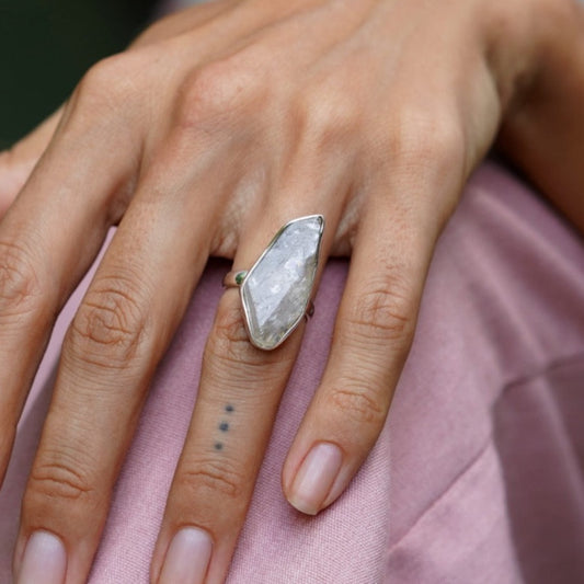 MOONSTONE RING (925 Sterling Silver+)