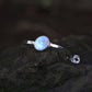 RAINBOW MOONSTONE BRACELET - THE MOON WATCH - 925 Sterling Silver-BROKENSTONES JEWELRY