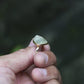 ROUGH AQUAMARINE ◇ MANIFESTATION RING - 18k Vermeil Gold-Plating-BROKENSTONES JEWELRY