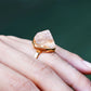 ROUGH IMPERIAL TOPAZ ◇ MANIFESTATION RING - 18k Vermeil Gold-Plating-BROKENSTONES JEWELRY