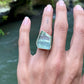 AQUAMARINE RING (16k solid gold)